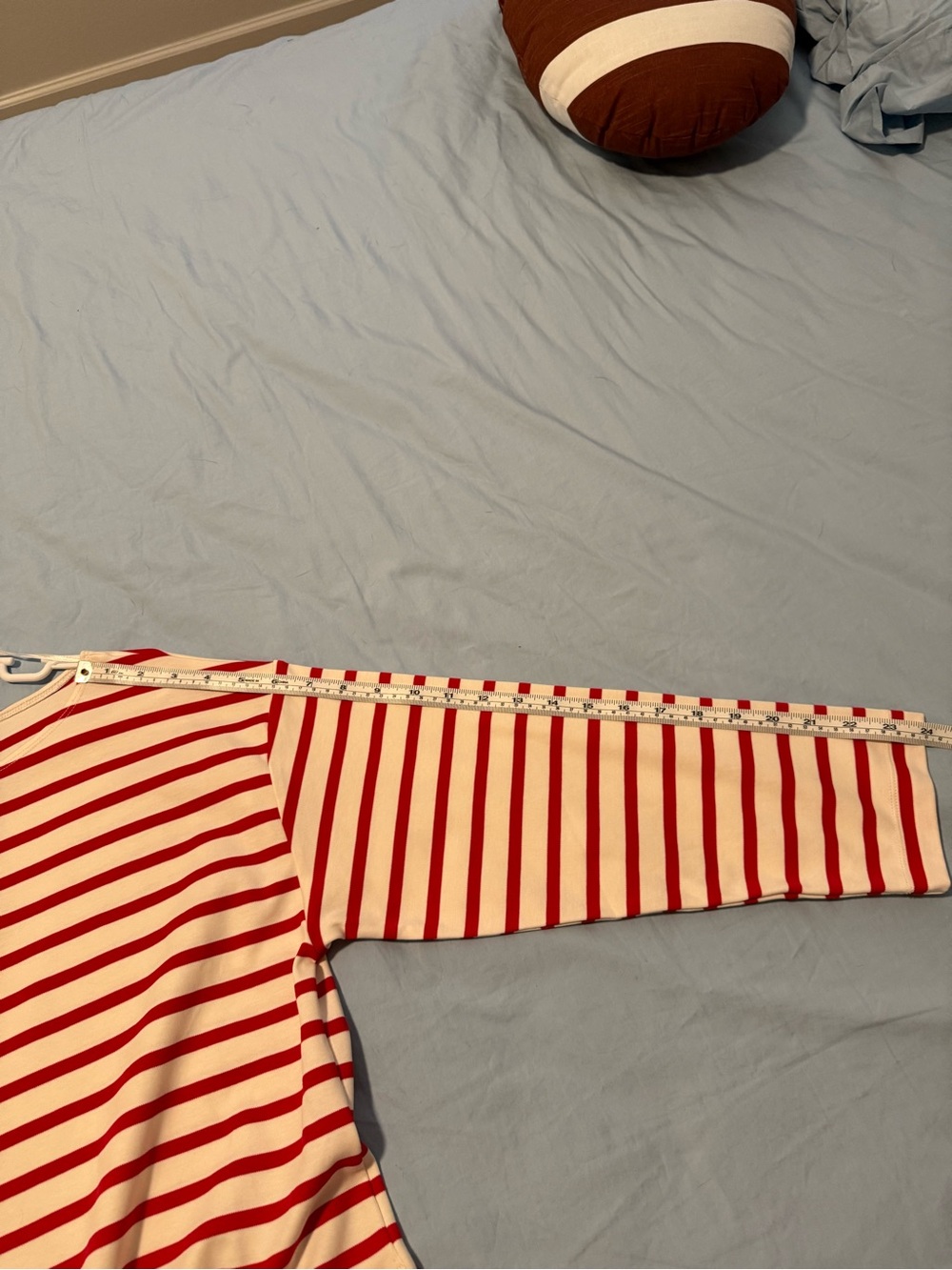 SPANX Red & White Striped Dress size Medium - Picture 7 of 8